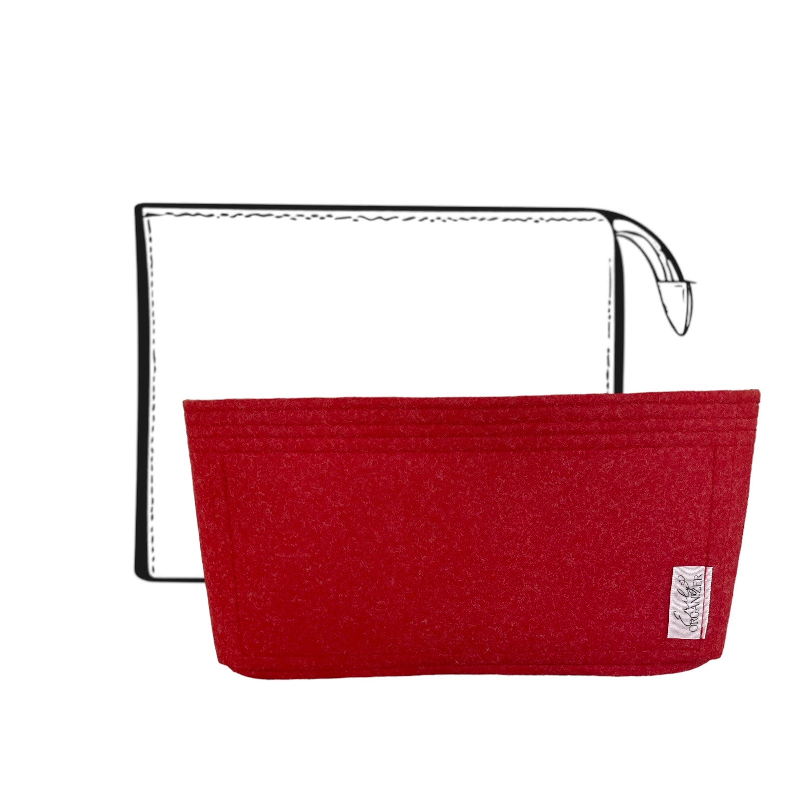Bag Organizer for LV Toiletry 19 - Premium Felt (Handmade/20 Colors) :  Handmade Products 